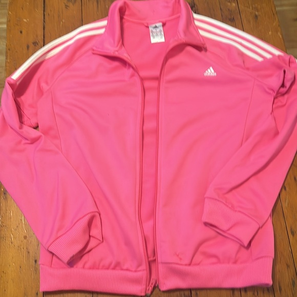 Women’s Addias Pink Track Jacket - Picture 4 of 5